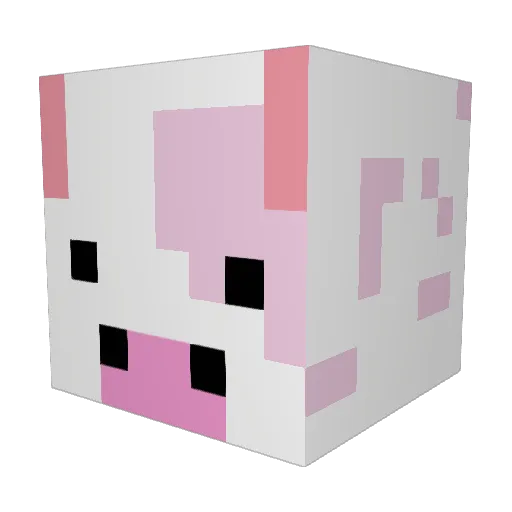 inibaz Minecraft avatar head, 3D render