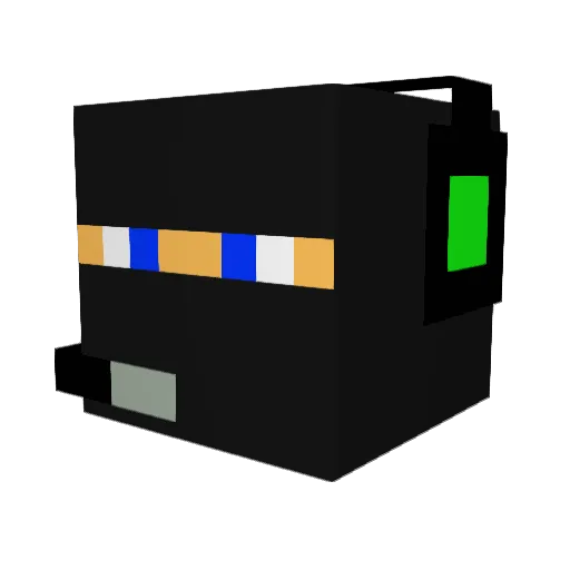 ininja11 Minecraft avatar head, 3D render