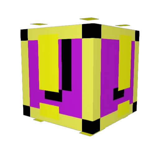 injoner Minecraft avatar head, 3D render