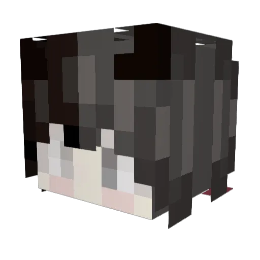 inkHer0 Minecraft avatar head, 3D render