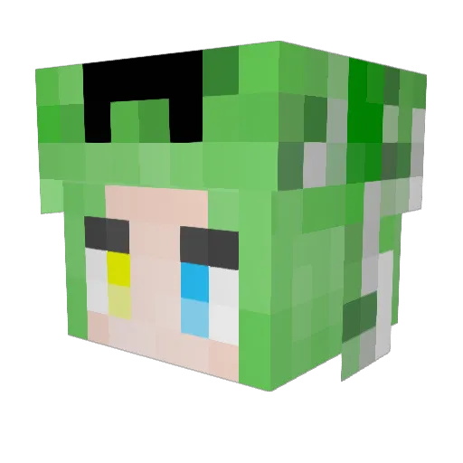 ink_711 Minecraft avatar head, 3D render