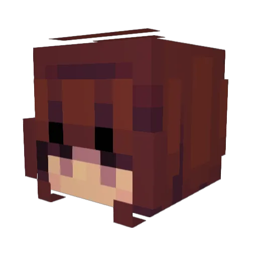 inkdemon875 Minecraft avatar head, 3D render
