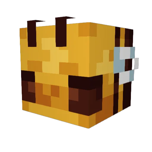 inkinq Minecraft avatar head, 3D render