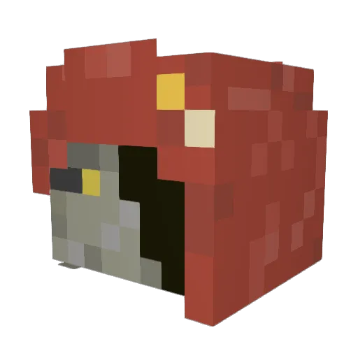 inkisitore Minecraft avatar head, 3D render