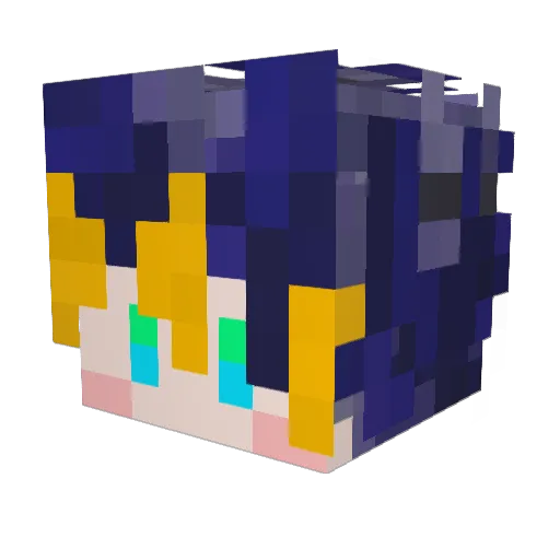 inkthrust Minecraft avatar head, 3D render