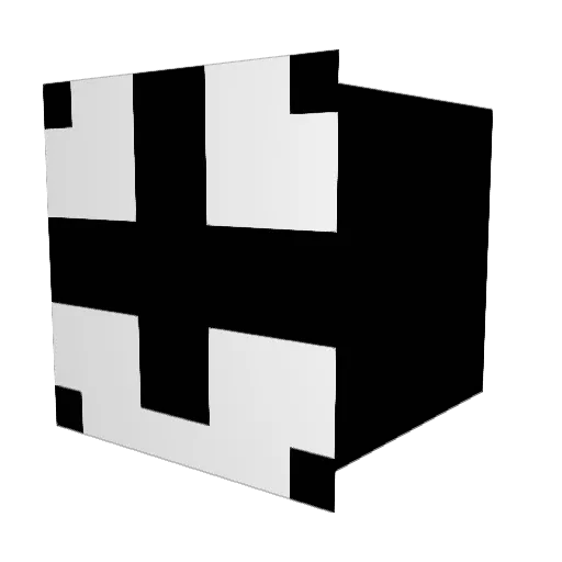 inkubus Minecraft avatar head, 3D render