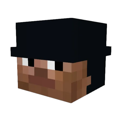 inmt1 Minecraft avatar head, 3D render