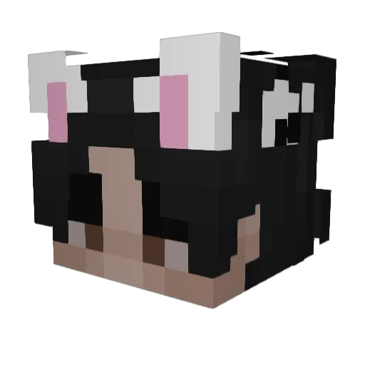 inmywake Minecraft avatar head, 3D render