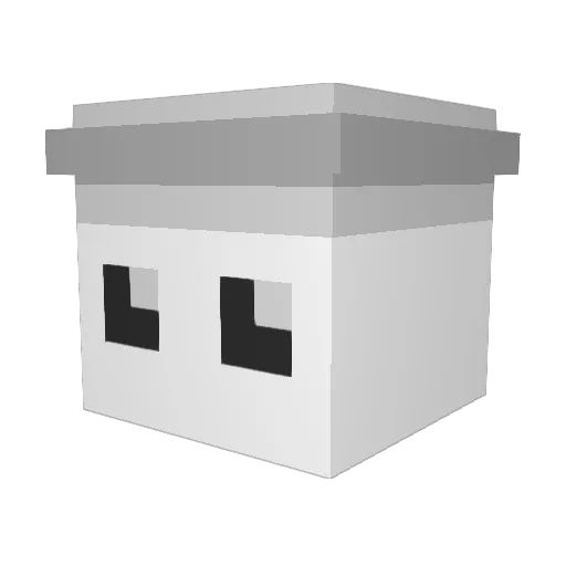 inn0cent2 Minecraft avatar head, 3D render