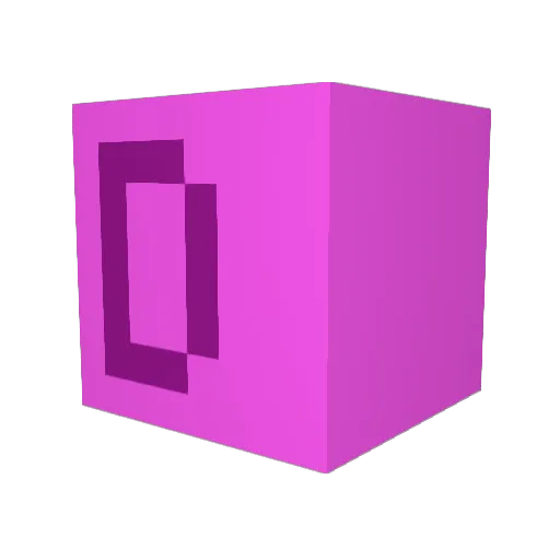 innoccentt Minecraft avatar head, 3D render