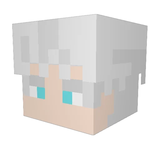 innocent_fox Minecraft avatar head, 3D render