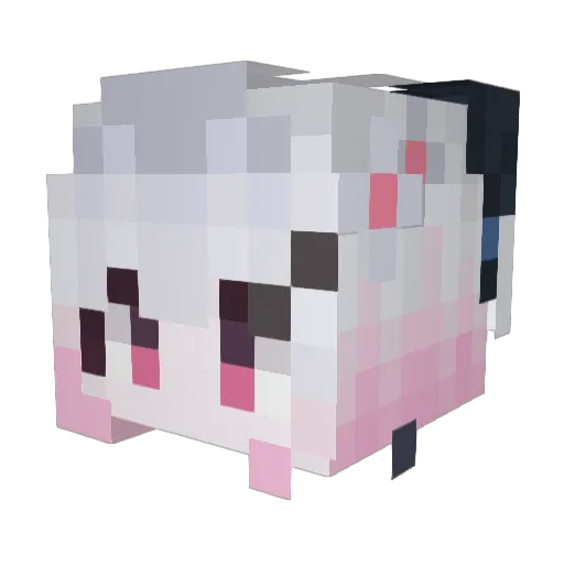 innocentnt Minecraft avatar head, 3D render