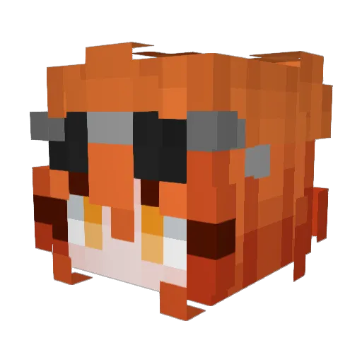 inomii_MC Minecraft avatar head, 3D render