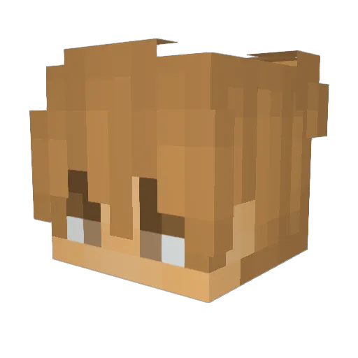 inononiton Minecraft avatar head, 3D render
