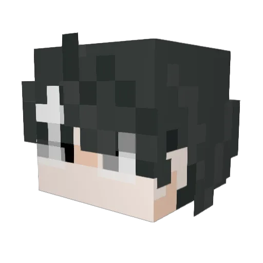 inooooon Minecraft avatar head, 3D render