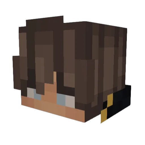 inosuke2137 Minecraft avatar head, 3D render