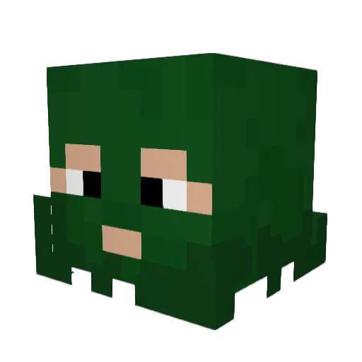 inotna2 Minecraft avatar head, 3D render