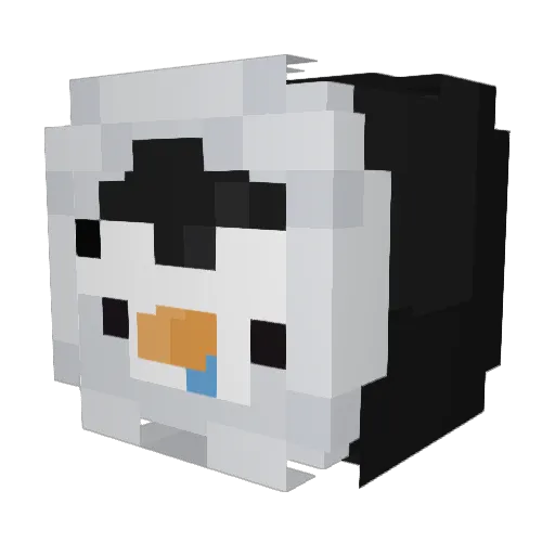 inpg Minecraft avatar head, 3D render