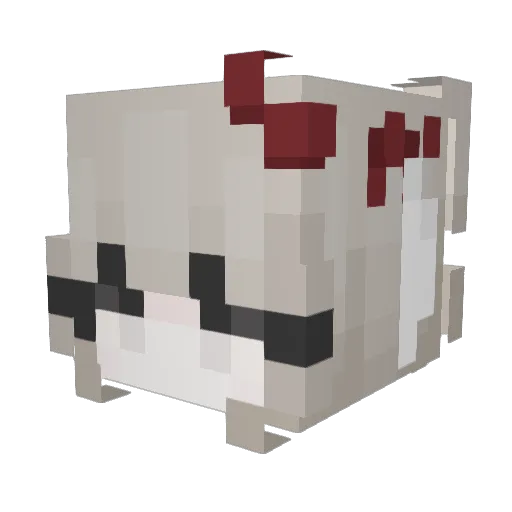 inquesting Minecraft avatar head, 3D render