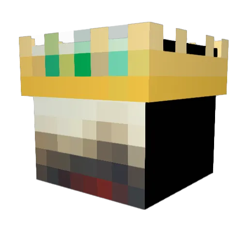 insardia Minecraft avatar head, 3D render