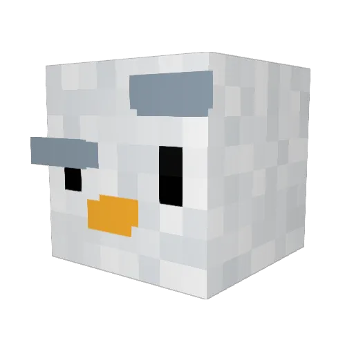 insectlogger Minecraft avatar head, 3D render