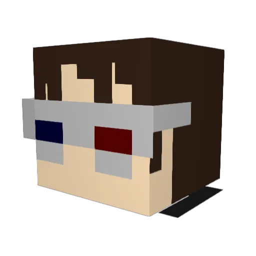insectspeed Minecraft avatar head, 3D render