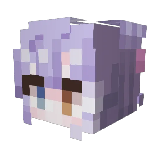 inseo0323 Minecraft avatar head, 3D render