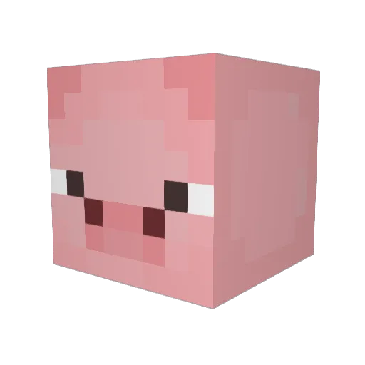 insigne23 Minecraft avatar head, 3D render