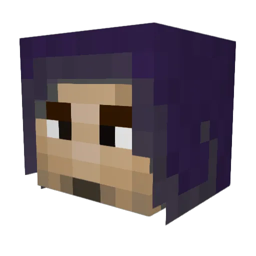 inslayn Minecraft avatar head, 3D render