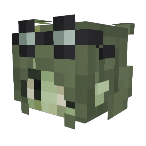 insonoro Minecraft avatar head, 3D render
