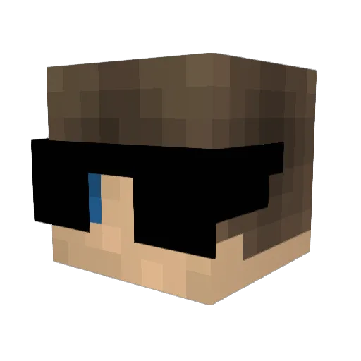 inspiredcake212 Minecraft avatar head, 3D render