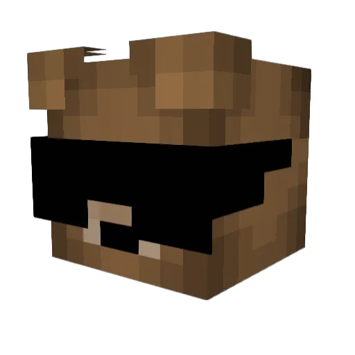 inspiron4 Minecraft avatar head, 3D render