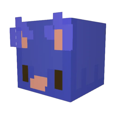 instantnoodle73 Minecraft avatar head, 3D render