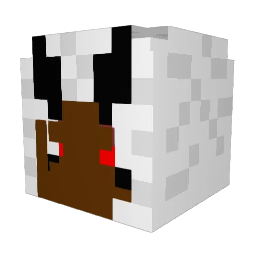 insu0 Minecraft avatar head, 3D render