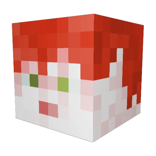 insuin94 Minecraft avatar head, 3D render