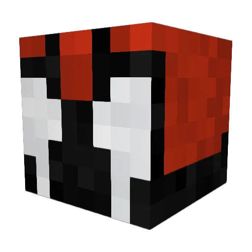 insycado Minecraft avatar head, 3D render