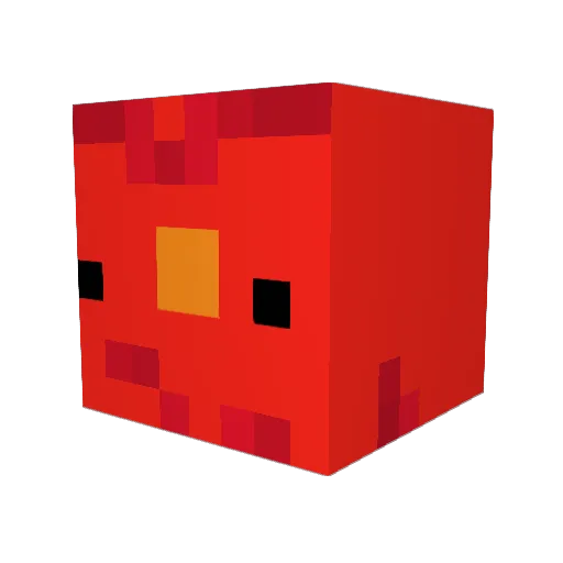 int64x Minecraft avatar head, 3D render