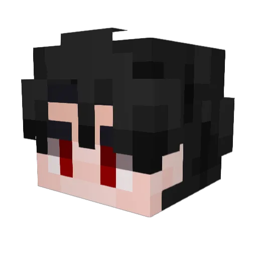 integridade Minecraft avatar head, 3D render