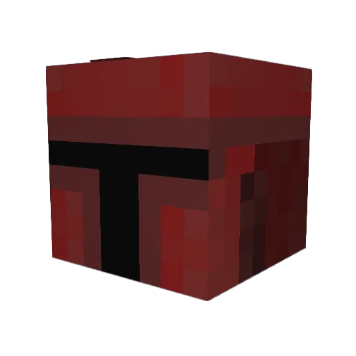 intel_47 Minecraft avatar head, 3D render