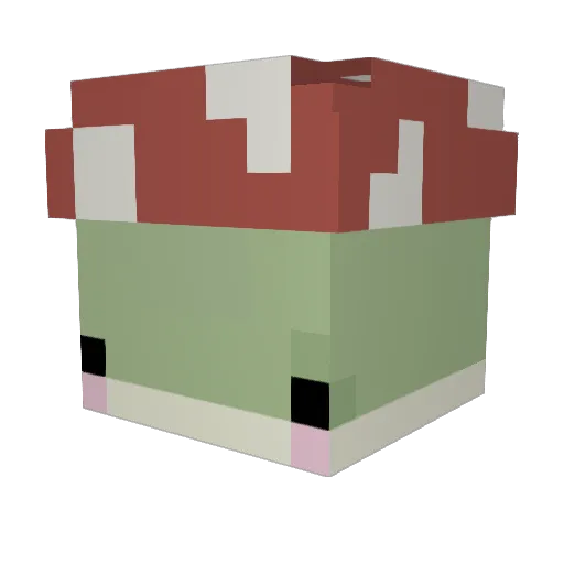 interleukina Minecraft avatar head, 3D render