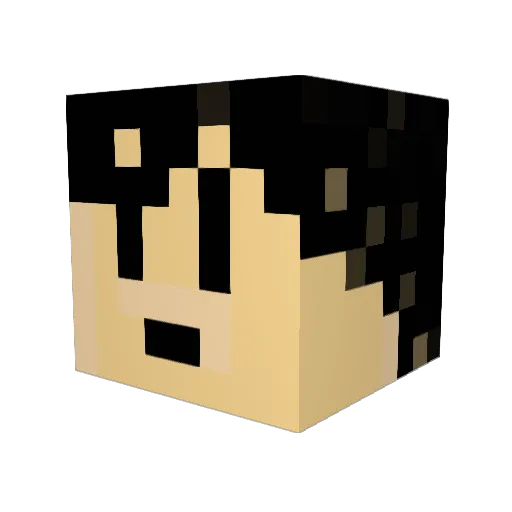 inugami1107 Minecraft avatar head, 3D render