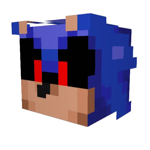 invanity123 Minecraft avatar head, 3D render
