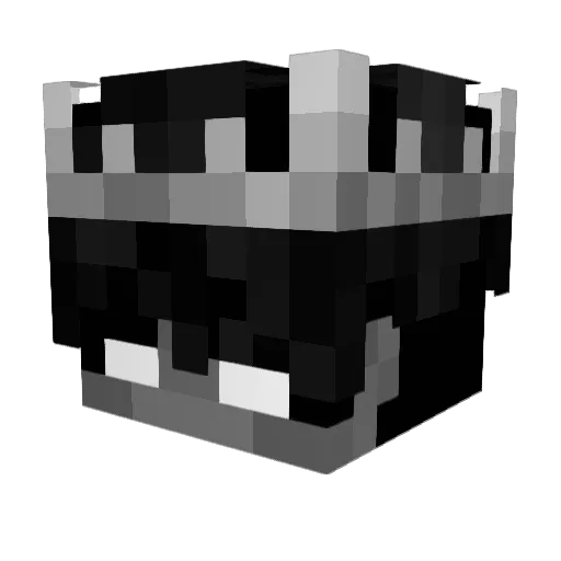 inviak Minecraft avatar head, 3D render