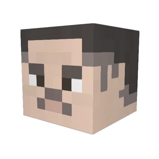 invincible1234 Minecraft avatar head, 3D render