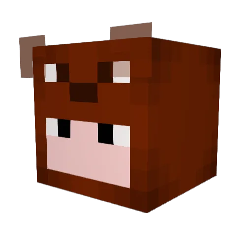 inyang1317 Minecraft avatar head, 3D render