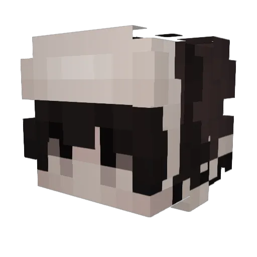 inziqo Minecraft avatar head, 3D render