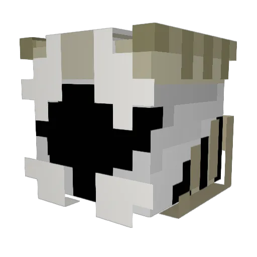 ioPredators Minecraft avatar head, 3D render