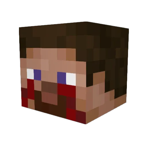 ioanpaul Minecraft avatar head, 3D render
