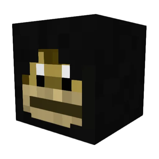 iodd Minecraft avatar head, 3D render