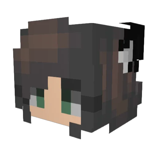 iogo2 Minecraft avatar head, 3D render